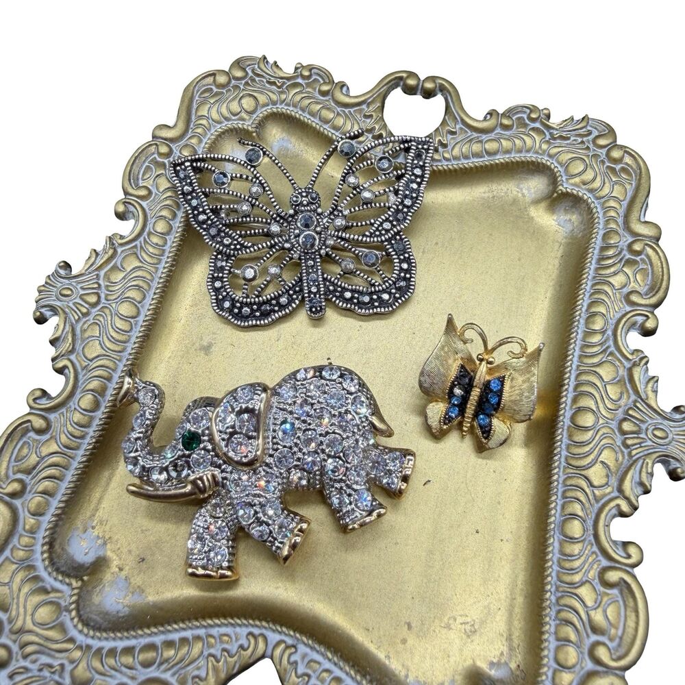 Vintage Brooch Lot: Jewelry Crafting, Repurposing
